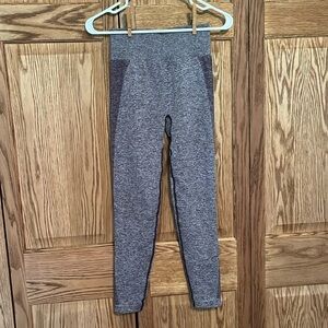 Purple workout leggings